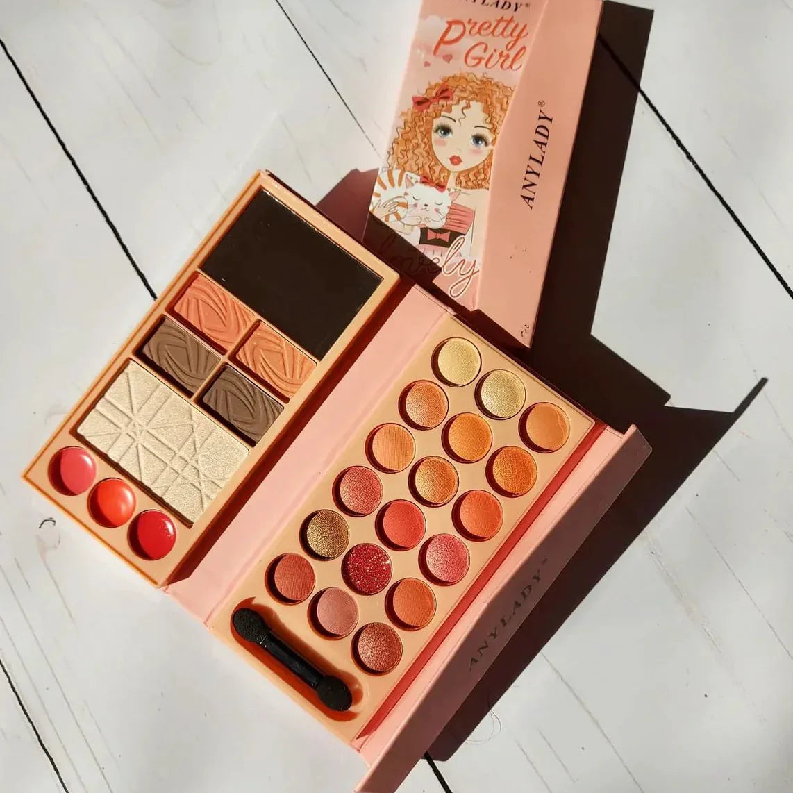 Any Lady Pretty Girl Lovely 29 Shades Eyeshadow Blusher Highlighter Palette